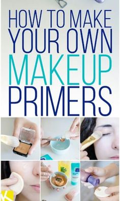 DIY YOUR OWN HOMEMADE FACE PRIMER+EYESHADOW PRIMER+BONUS HOMEMADE MINERAL MAKEUP#Makeup#Musely#Tip Make Up Diy, Make Up Primer, Make Your Own Makeup, Homemade Beauty, The Krazy Coupon Lady, Krazy Coupon Lady, Homemade Face