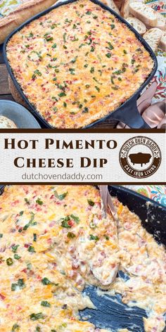 hot pimentoo cheese dip is an easy appetizer that everyone will love