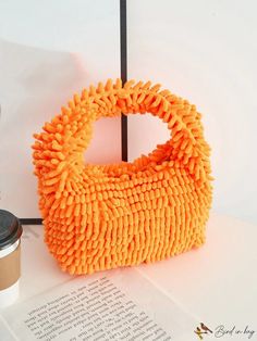 Bird in Bag - Womens Shoulder Bag with Large Capacity Fuzzy Bag, Fluffy Bag, Unique Gifts For Girls, Y2k Purse, Plush Bags, Stylish Purse, Trendy Shoulder Bag, Purse For Women, Stylish Shoulder Bag