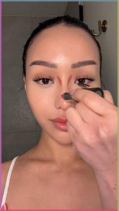 Sometimes lipstick is all you need, makeup hacks, makeup tricks, makeup tutorial. Video tiktok: @taontm Makeup With Lipstick Only, Make Up Hacks Tiktok, Makeup With Only Lipstick, Lipstick Hacks Beauty Tricks, Lipstick Tutorial Video, Makeup With Lipstick, Makeup Tips Videos, Beauty Hacks Videos, Red Makeup Tutorial