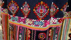 Bulgarian Traditions, Stara Zagora, Popular Costumes, Folk Clothing, Traditional Embroidery, Redwork Embroidery, Cross Stitch Borders