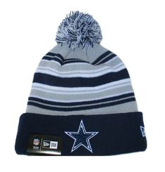 FREE SHIPPING !!!!! Free Shipping First Class Mail (ONLY) in the United States This is for a licensed NFL New Era Dallas Cowboys Stripe Cuff Knit Beanie Hat Cap  It features the Dallas Cowboys Logo on the front.  The Team Logo really makes this a great looking Knit Beanie and a must have for any Football fan !!! Be sure to add me to your  favorites list    ________________________________________  Same day shipping  See pictures for details  The NFL Season is here so take advantage of the saving Casual Winter Beanie For Fan Gear, Blue Winter Snapback Hat, Cowboys Logo, Dallas Cowboys Logo, Knitting Hats, Nfl Season, Quality Hats, Favorites List, Knit Beanie Hat