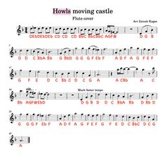 flute, sheet music, music notes, musician, instrumental, how to play Howls moving castle, sheet music for flute, flute sheet music, woodwind instrument, Howls Moving Castle, music, cover song Legend Of Zelda Flute Sheet Music, Howls Moving Castle Music Sheet, Flute Scales Sheet Music, Howls Moving Castle Flute Sheet Music, Howls Moving Castle Violin Sheet Music, Treble Clef Sheet Music, Howls Moving Castle Piano Sheet Music, Flute Music Notes, Bass Clef Sheet Music