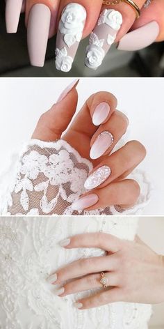 simple but classy acrylic wedding nails for your big day 2023 Wedding Nails For Bride, Wedding Day Nails For Bride Acrylic, Wedding Nails For Bride Gel Classy, Wedding Day Nails For Bride Bridal, Fun Bridal Nails, Bridal Shower Nails For Bride, Wedding Day Nails For Bride, 2023 Wedding Nails