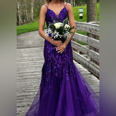 Elle Wilde Dress Purchased For 850 From Memories Bridal. Size 0 Never Was Hemmed, I’m 5’8 And Was Perfect Length With Heels. Loved This Dress. Prom Dress Looks, Dark Purple Prom Dresses, Purple Prom Dresses, Beautiful Prom Dress, Purple Wedding Dress, Dresses Beautiful, Purple Prom Dress, Dress Looks, Beautiful Prom Dresses