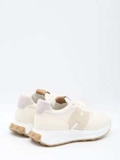 Hogan H641 sneakers in ivory leather and suede. They feature side H, lace-up closure and memory foam insole. Rubber sole.ITA size.Size nationality: IT Product number: 3494541 Product code: HXW6410EH41T640SUW Composition: 100% leather Beauty And Skincare, Italian Luxury Brands, Platform Wedge Heels, Loafer Sneakers, Luxury Shopping, Beauty And Lifestyle, Italian Luxury, Premium Brands, Dress With Cardigan