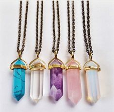 Home Crystals, Bff Jewelry, Magical Jewelry, Jewelry Accessories Ideas, Friend Necklaces, Gold Crystal, Fantasy Jewelry, Girly Jewelry, Stylish Jewelry