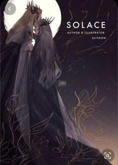 the cover to solace by author and illustrations