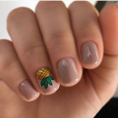 #nails #pineapple More Nails Pineapple, Do It Yourself Nails, Pineapple Nails, Tropical Nails, Super Nails, Nail Swag, Trendy Nail Design, Summer Nails Colors, Short Hairstyle