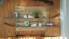 Nautical Shelf, Ski Signs, Antique Skis, Watching Friends, Cottage Remodel