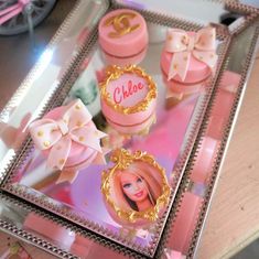 Barbie Sweets, Threenager Birthday Party, Chanel Birthday Party Ideas, Chanel Barbie, Threenager Party, Barbie Birthday Party Ideas, Chanel Birthday Party, Covered Chocolate, Chanel Birthday