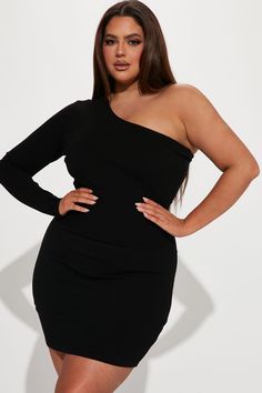 Available In Black. Mini Dress Long Sleeve One Shoulder Stretch Compression Rib 82% Rayon 18% Spandex Imported | Oakley Snatched Mini Dress in Black size Small by Fashion Nova Black One-shoulder Elastane Bodycon Dress, Black One-shoulder Bodycon Dress, One-shoulder Black Elastane Bodycon Dress, Mini Dress Long Sleeve, Shoulder Stretch, Xl Fashion, Black Mini Dress, Dress Long Sleeve, Black Mini