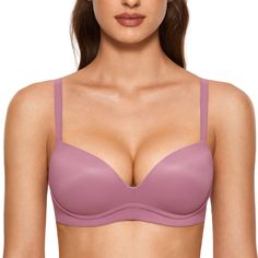 PRICES MAY VARY. Soft padded cups provide ultimate comfort and buttery touch Pushup padding offers great support and sexy cleavage No longline, no rolling up, ensure long time stay-put Convertible straps for criss cross and basic wear Plunging neckline designed for deep v clothing DOBREVA no underwire push up bras upgraded for much more comfort and support. Don't miss out! Bi Aesthetic, Wirefree Bras, Wardrobe Checklist, Wireless Bras, Wonder Bra, Comfy Bra, Bra Size Charts, Basic Wear, Comfortable Bras