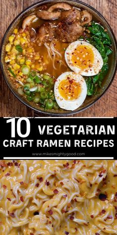 the top 10 vegetarian ramen recipes