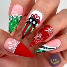 Disneyland Nails, Disney Christmas Nails, Holiday Nails Winter, Light Nails, Cute Christmas Nails, Nail Art Disney, Her Nails, Disney Nails