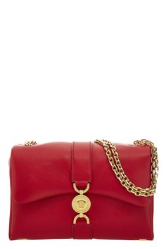 Shoulder Bag - Lipstick Red HANDBAGSHOULDER VERSACE Timeless Red Top Handle Shoulder Bag, Timeless Red Satchel Shoulder Bag, Timeless Red Bag With Detachable Strap, High-end Red Crossbody Bag, Luxury Red Rectangular Shoulder Bag, Elegant Red Flap Bag, High-end Red Crossbody Shoulder Bag, Red Formal Clutch Flap Bag, Red Bags With Gold-tone Hardware For Everyday Luxury