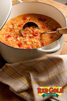 Creamy Tomato Rice Soup Tomato And Rice Soup Recipe, Tomato And Rice Soup, Rice Vegetable Soup, Tomato Rice Soup, Soups Recipes, Rice Soup Recipes, Chicken Rice Soup, Tomato Rice, Mexican Soup