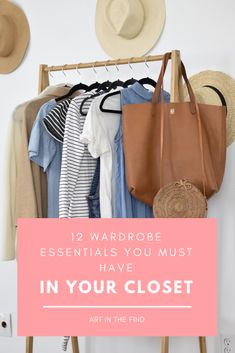 Closet Must Haves, Women's Wardrobe Essentials, Closet Art, Capsule Wardrobe Casual, Clothes Wardrobe, Essential Wardrobe Pieces, Capsule Wardrobe Basics, Closet Clothes