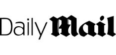 the daily mail logo is shown in black and white