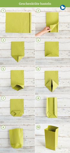 step by step instructions to make an origami box