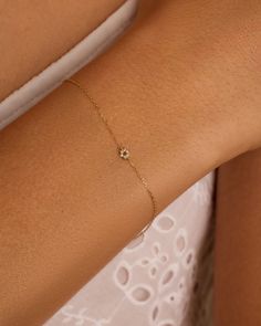 This meaningful Diamond Star of David Bracelet is a beautiful addition to your everyday stack, or makes the perfect gift for a loved one. To complement your look, stack your dainty diamond bracelet with other solid gold chains and diamond bracelets. Diamond Star Of David Bracelet, 14k Solid Gold, Women's by gorjana Dainty Bracelet Stack, Earrings Stacking, Mini Bracelet, Solid Gold Charms, Pave Bracelet, Dainty Gold Bracelet, Bracelets Diamond, Solid Gold Bracelet, Everyday Bracelet