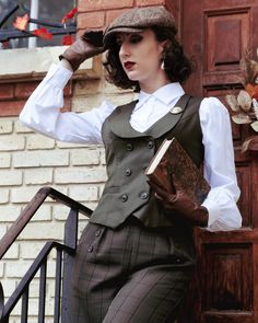 Versatile Vest: This waistcoat is a versatile piece, it can be worn buttoned for formal occasions, or left undone for a casual vintage look depending on your venue requirement. Very chic and elegant. Occasions: Suitable for office, steampunk event, band performance, bartending, waitress, concert, wedding, magician, themed party, cosplay wear etc, or dress up with jeans for a western or county look. Also a wonderful gift for the one you loved on special days. Waistcoat Women, Outfit Planning, Edgar Allen, Waistcoat Woman