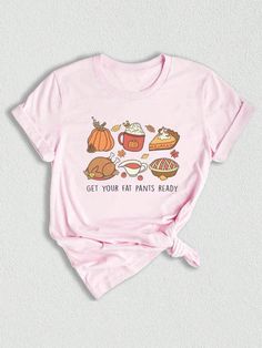 Welcome to our shop, where we celebrate all things autumn and Thanksgiving with our unique and stylish collection of t-shirts.  This Thanksgiving shirt is the perfect addition to your festive wardrobe. Made from comfortable fabric, it will keep you cozy throughout the season.  Our funny Thanksgiving design combines all the elements that make this holiday special. With a delightful turkey and iconic fall symbols like pumpkins, it captures the essence of autumn.  Whether you're attending a Thanksg Fall Symbols, Fat Pants, Thanksgiving Sweater, Thankful Shirt, Food Shirt, Turkey Shirts, Thanksgiving Design, Cozy Season, Fall Tee