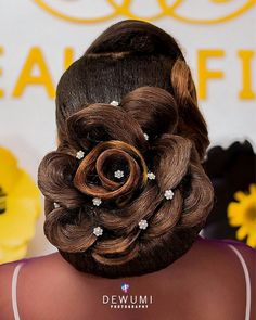 Nigerian Bride Hairstyles, Africa Wedding Hairstyles, Nigerian Bridal Hairstyles, Bridal Hair Nigeria Wedding, Edo Brides Hair, Latest Braid Styles, Black Women Updo Hairstyles, Black Brides Hairstyles, Bridal Nails Designs