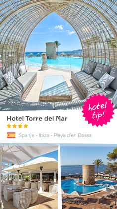 hotel torte del mar with pool and beach view