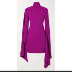 Solace London Rayna Mini Dress Purple Magenta Mock Neck Long Sleeve New Size 8. Gorgeous Color. Brand New, Never Worn, With Tags. Turtleneck Mini Dress, Solace London, Purple Mini Dresses, Classy Casual Outfits, Cocktail Parties, Dinner Outfits, Looks Style, Lookbook Outfits, Classy Dress