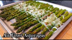 the asparagus are prepared and ready to be eaten