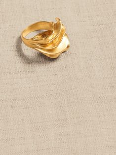 Waves Ring | Aureus + Argent | Banana Republic Luxury On A Budget, Waves Ring, Luxury Look, Satin Hands, Wave Ring, Soft Toothbrush, Quiet Luxury, Women's Jewelry And Accessories, Geometric Jewelry