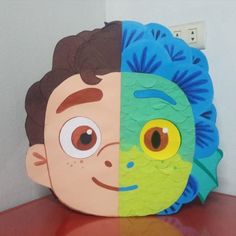 Luca Pinata, Disney Pinata, Luca Birthday Party Ideas, Luca Party, Luca Birthday, Luca Disney, Baby Birthday Party Theme, Boys 1st Birthday Party Ideas, Diy Pinata