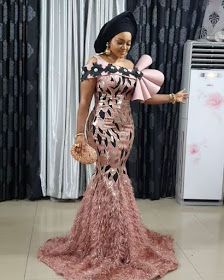 Mercy Aigbe, Chosen By God, Long African Dresses