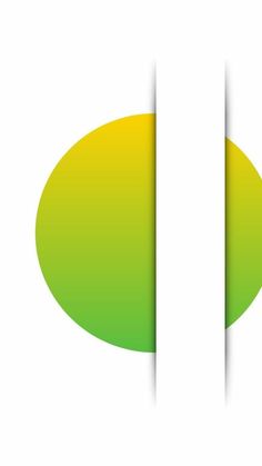 an image of a green and yellow logo with two vertical lines in the middle, on a white background