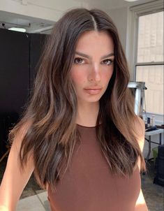 Haircut Inspo, Hair Remedies, Mid Length Hair, Emily Ratajkowski, Hair Inspo Color, Grunge Hair, Brunette Hair