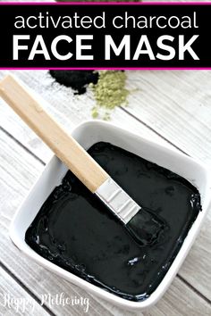 Have you been reading about the benefits of using activated charcoal in homemade beauty products for clean skin and tight pores? Learn how to make and how to use the best tightening DIY activated charcoal face mask recipe with natural ingredients. Tutorial includes pictures. #activatedcharcoal #charcoalbeauty #charcoalfacemask #facemask #diybeauty #naturalbeauty #skincareideas #skincaretips #tighteningmask Diy Activated Charcoal, Activated Charcoal Face Mask, Face Mask For Blackheads, Pore Mask, Exfoliating Face Scrub, Tumeric Face Mask, Charcoal Face Mask, Green Tea Mask, Brown Spots On Face