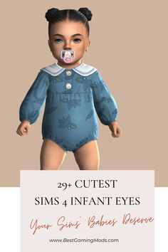 Want to make your little Sims totally adorable with an expressive gaze? No worries! This post has the best Sims 4 infant eyes CC to give your little ones that extra bit of charm and cuteness they deserve! 😍 Little Sims, Sims Baby