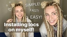 Sectioning Hair For Dreadlocks, How To Install Single Ended Dreads, How To Install Synthetic Dreads, Blonde Dread Extensions, How To Install Double Ended Dreadlocks, Installing Synthetic Dreads, Braid In Dreadlocks, Installing Double Ended Dreads