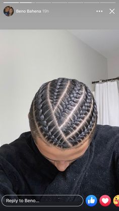 Short Braided Styles For Men, Corn Row Hairstyles Men, Braids Temp Fade, French Braid On Men, Men Cainrow Hairstyles, Braid Cornrow Hairstyles Men, Mens Hairstyles With Braids, Guys Hairstyles Braids, Male Hair Braiding Styles