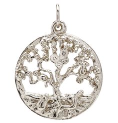 Helen's Tree of Life Charm lovingly crafted in New York. Made With Solid 14k Gold. Size 22.3mm x 19.7mm. Gift Wrapped. Free Express Shipping. Custom Engraving. Puffy Heart Charms, Tree Of Life Jewelry, Pink Jewels, Mini Charm, Puffy Heart, Ancient Symbols, Diamond Chain, Black Chain, Letter Charms