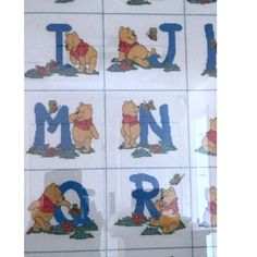 the winnie the pooh alphabet is made up of letters