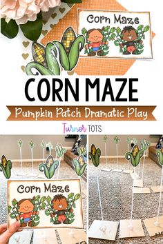 corn maze pumpkin patch dramatic play