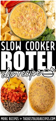 slow cooker rotel appetizers are the perfect way to use up leftover food