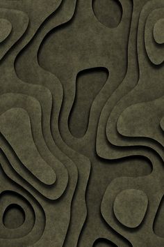 an abstract background with wavy lines and curves in dark green color, suitable for use as wallpaper or paper