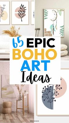 the top 5 epic boho art ideas to try out in your home or office