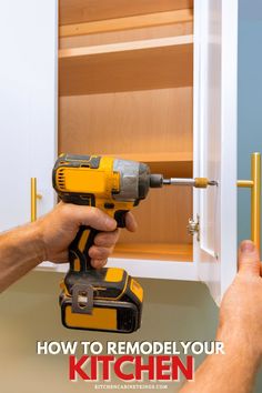 Still on the fence about whether to hire a contractor or do your renovation yourself? We've answered a couple of the most frequently asked kitchen remodeling questions to help you decide. Tiny Apartment Storage, How To Clean Kitchen Cabinets, How To Clean Kitchen, Kitchen Cabinet Hinges, Kitchen Brass, Kitchen Cabinets Hinges, Old Cabinet Doors, Cleaning Cabinets, Clean Kitchen Cabinets