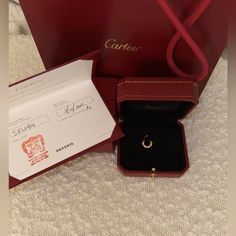 Perfect Condition Cartier Love Single Earring 18k Gold. Comes With Box And Certificate. No Damages. 12mm Jewelry Cartier, Cartier Jewelry, Cartier Love, Single Earring, Cartier, 18k Gold, Jewelry Earrings, Women Jewelry, Gold