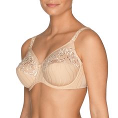 Elegant comfort bra with an impeccable fit and excellent coverage. The sheer upper cups and the straps are adorned with elegant embroidery. Café Latte is a delicate neutral and a must-have in every lingerie drawer. Classic Beige Underwire Bra, Cream Full Coverage Bra With Removable Pads, Full Coverage Cream Bra With Removable Pads, Elegant Padded Beige Bra, Classic Bra With Removable Cups And Underwire, Beige Full Cup Padded Bra, Classic Full Cup Beige Bra, Classic Beige Full Cup Bra, Beige Full Cup Bra With Removable Cups