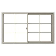 an open window on a white background